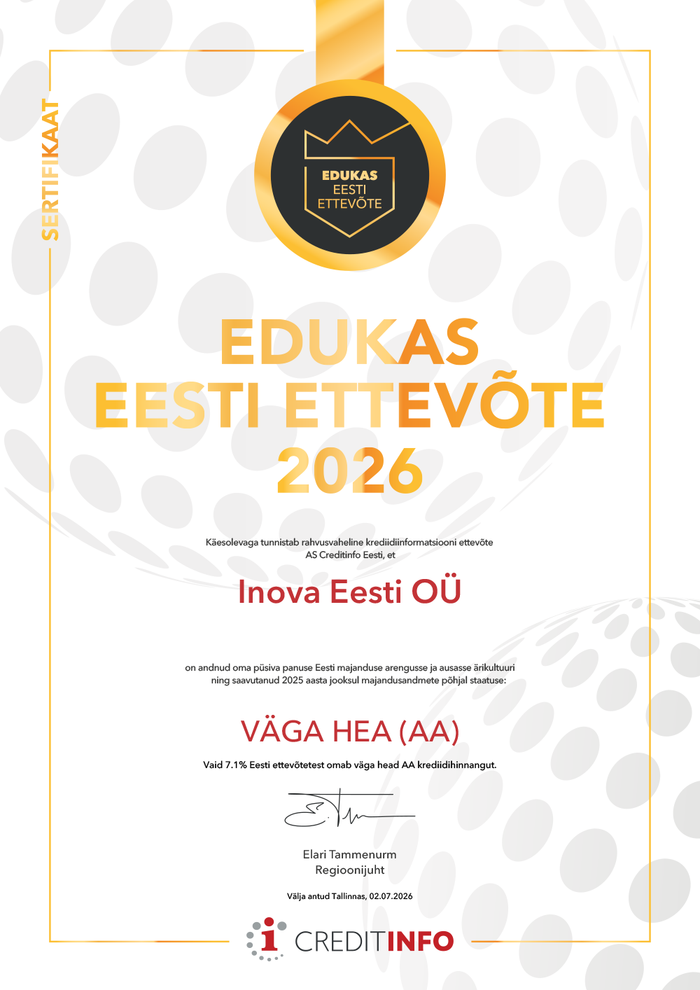 Edukas Eesti Ettevõte 2026